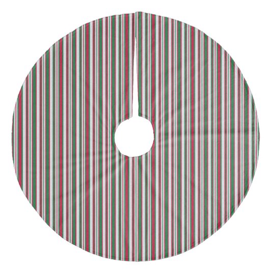 Custom Christmas Tree Skirt Fleece Weihnachtsbaumdecke (Vorderseite)