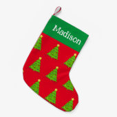 Custom Christmas Tree Strumpf Kleiner Weihnachtsstrumpf (Vorderansicht (hängend))