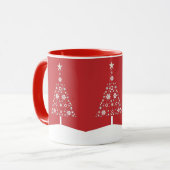 Custom Christmas Tree Tasse (Vorderseite Links)