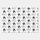 Custom Christmas Vintag Fantastische Weihnachtsfei Geschenkpapier Set (Vorderseite)