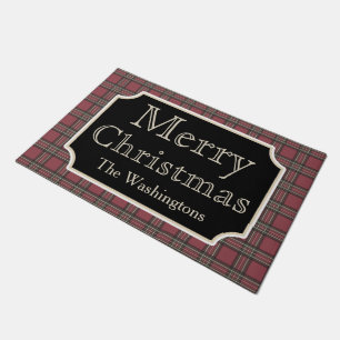 Custom Christmas Welcome Doormat Rug Fußmatte