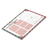 Custom Christmas Workday Planer Notizblock (angewinkelt)
