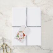 Custom Christmas Wreath Geschenktasten Geschenkanhänger (Mit Garn)
