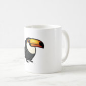 Custom Chubby Toco Toucan Kaffeetasse (VorderseiteRechts)