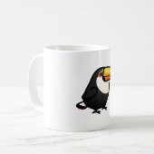 Custom Chubby Toco Toucan Kaffeetasse (Vorderseite Links)