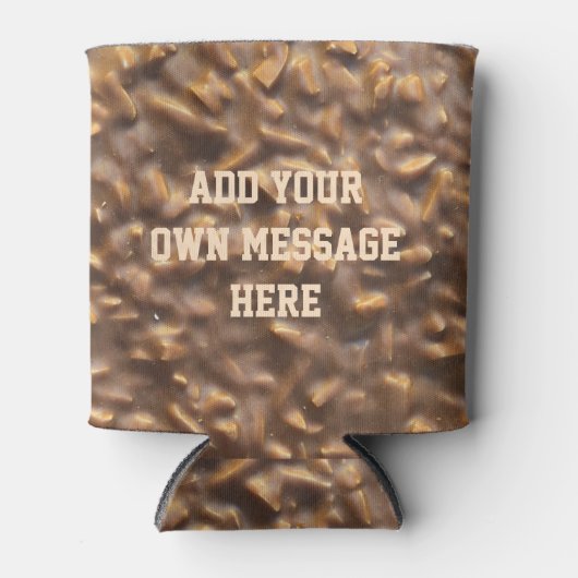 Custom Chunky Chocolate Custom Text Dosenkühler (Vorderseite)
