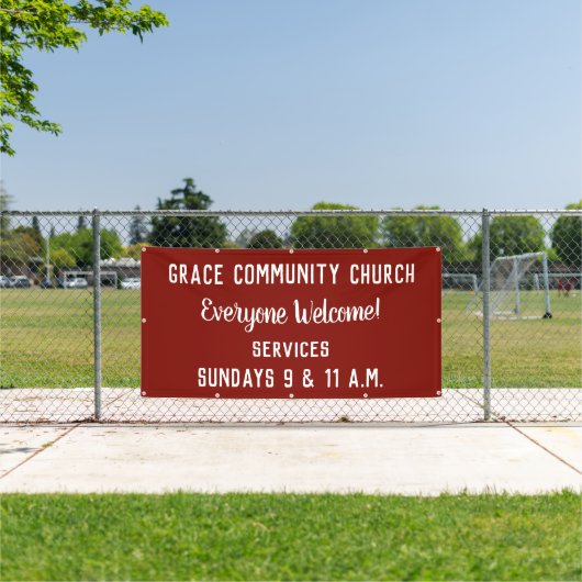 Custom Church Banner (Insitu)