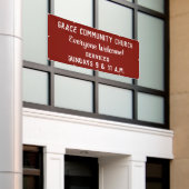 Custom Church Banner (Äußeres Gebäude)