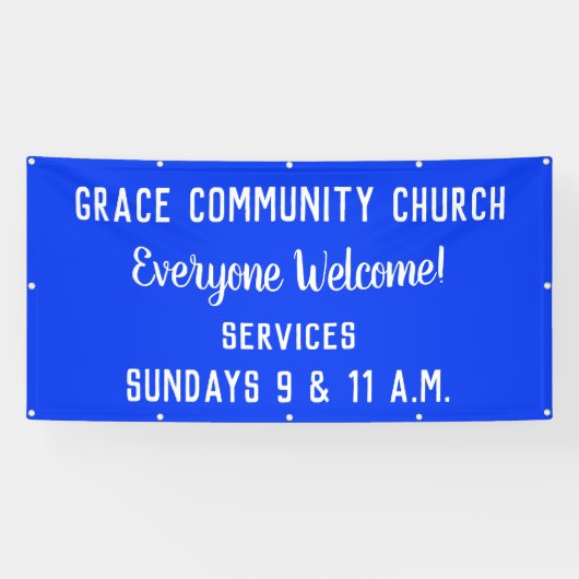 Custom Church Banner (Horizontal)
