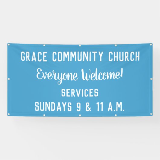 Custom Church Banner (Horizontal)
