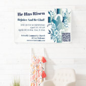 Custom Church Christlich Jesus Cross Oster Banner (Insitu)