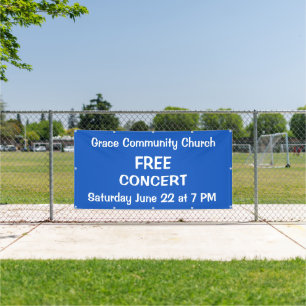 Custom Church Concept Banner