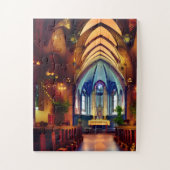 Custom Church Fantasy Art 01 Jigsaw Puzzle (Vertikal)