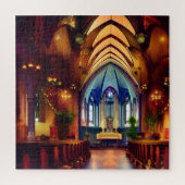 Custom Church Fantasy Art 01 Jigsaw Puzzle (Vertikal)