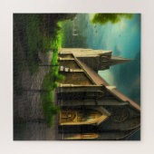 Custom Church Fantasy Art 02 Puzzle (Horizontal)