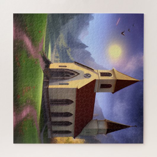 Custom Church Fantasy Art 04 Jigsaw Puzzle (Horizontal)