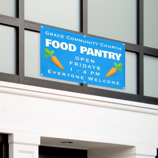 Custom Church Food Pantry Banner (Äußeres Gebäude)