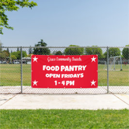 Custom Church Food Pantry Banner