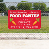 Custom Church Food Pantry Banner (Insitu)