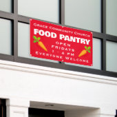 Custom Church Food Pantry Banner (Äußeres Gebäude)