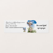 Custom Church Prayer Team Faltkarte Visitenkarten (Außenseite Aufgefaltet)