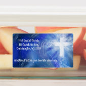 Custom Church Return Label Etiketten (Befestigt)