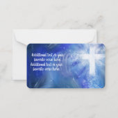 Custom Church Return Label Mitteilungskarte (Rückseite)