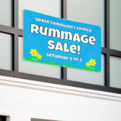 Custom Church Rummage Sale Banner (Äußeres Gebäude)