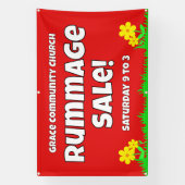 Custom Church Rummage Sale Banner (Vertikal)