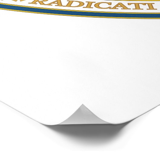 Custom Church Siegel Poster (Ecke)