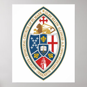 Custom Church Siegel Poster