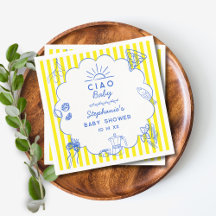 Custom Ciao Baby Italienisches Themed Baby Dusche 