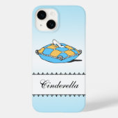 Custom Cinderella Slipper Aquamarin Pillow iPhone  Case-Mate iPhone Hülle (Rückseite)