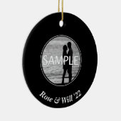 Custom Circle Foto Ornament (Rechts)