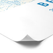 Custom City Map Beijing China Wall Art Poster (Ecke)