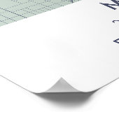 Custom City Map Miami Florida Wall Art Poster (Ecke)