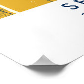 Custom City Map Seville Spain Wall Art Poster (Ecke)