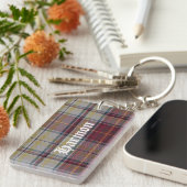 Custom Clan Harmon Tartan Karierte Schlüsselkette Schlüsselanhänger (Vorderseite rechts)