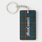 Custom Clan MacConnell Tartan Karierte Schlüsselke Schlüsselanhänger (Vorderseite)