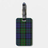 Custom Clan MacEwen Tartan Karierter Gepäckanhänge Gepäckanhänger (Rückseite vertikal)