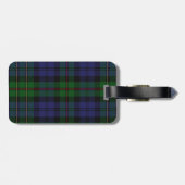Custom Clan MacEwen Tartan Karierter Gepäckanhänge Gepäckanhänger (Rückseite horizontal)