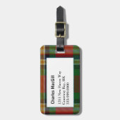 Custom Clan MacGill Tartan Karierter Gepäckanhänge Gepäckanhänger (Vorderseite vertikal)