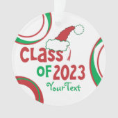 Custom Class 2023 © Grad Tassel Holiday Ornament (Vorderseite)
