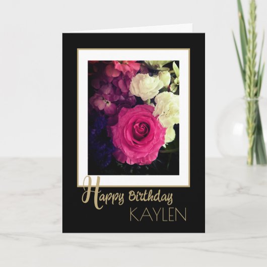 Custom Class! Happy Birthday Card Karte (Vorderseite)