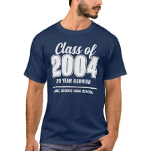 Custom Class of 2004 20 Year High School Wiederseh