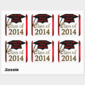 Custom Class of 2014 Abschluss Danke Stickers (Blatt)