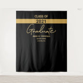 Custom Class of 2021 Graduate Abschluss Wandteppich (Vorderseite)