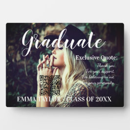 Custom Class of 2023 Foto Abschluss Typografy Fotoplatte