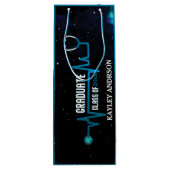 Custom Class of 2023 Future Nurse Geschenktüte Für Weinflaschen (Rückseite)