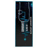 Custom Class of 2023 Future Nurse Geschenktüte Für Weinflaschen (Vorderseite)